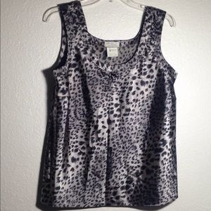 FINAL MARKDOWN Ladies' FDJ Animal Print Tank-Style Top (Medium)